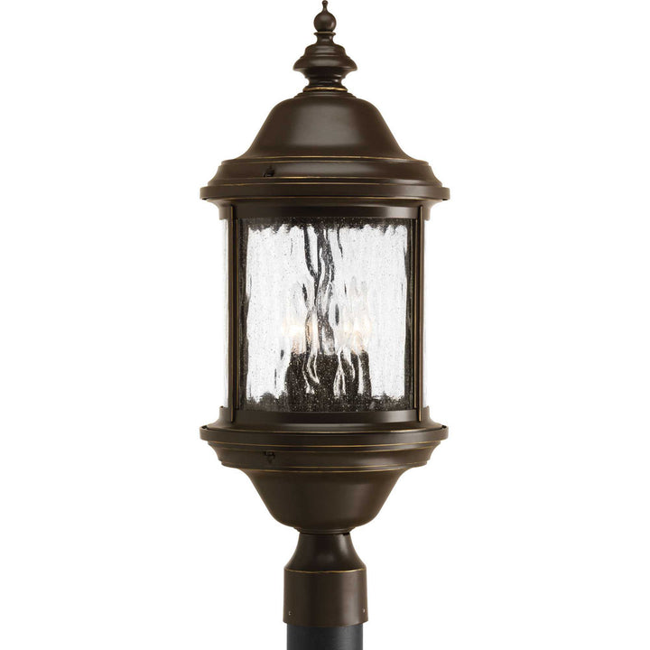 Progress Lighting P5450-20 Ashmore Three Light Post Lantern Outdoor Bronze / Dark