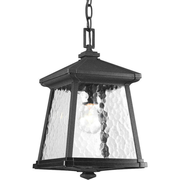 Progress Lighting P5559-31 Mac One Light Hanging Lantern Outdoor Black