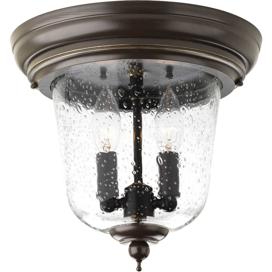Progress Lighting P5562-20 Ashmore Two Light Close To Ceiling Outdoor Bronze / Dark