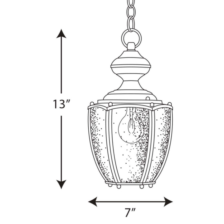 Progress Lighting P5565-20 Roman Coach One Light Lantern Outdoor Bronze / Dark