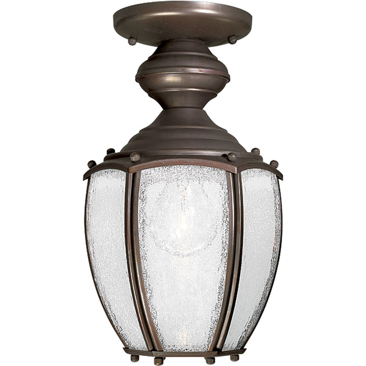 Progress Lighting P5565-20 Roman Coach One Light Lantern Outdoor Bronze / Dark