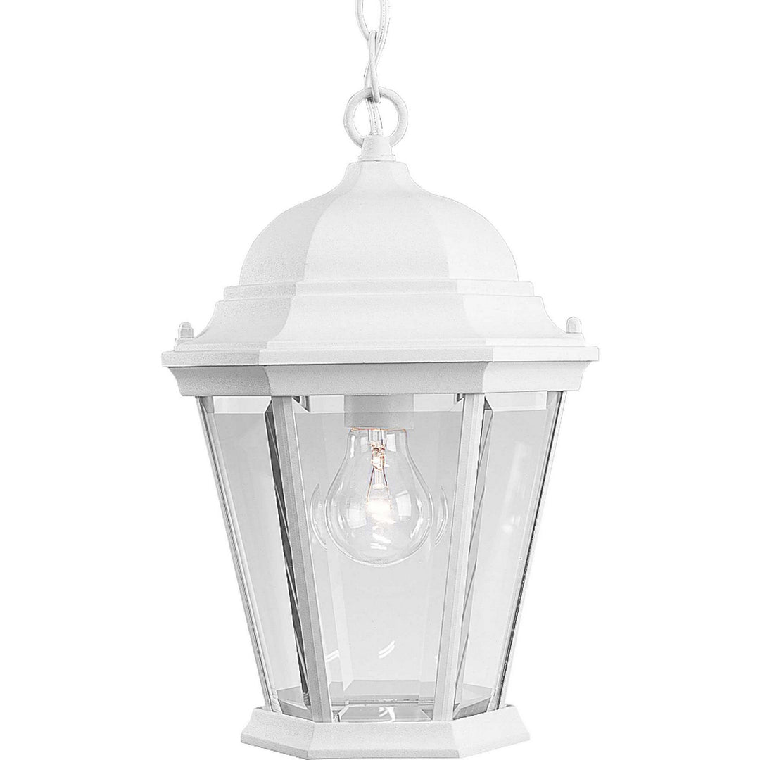 Progress Lighting P5582-30 Welbourne One Light Hanging Lantern Outdoor White