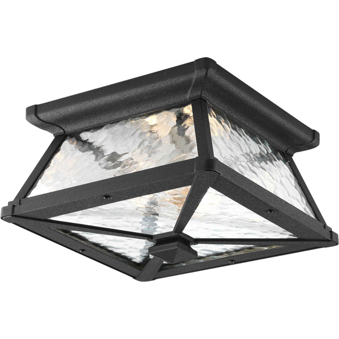 Progress Lighting P6023-31 Mac Two Light Close To Ceiling Outdoor Black