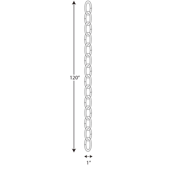 Progress Lighting P8757-126 Accessory Chain Chain Decor Pewter, Nickel, Silver