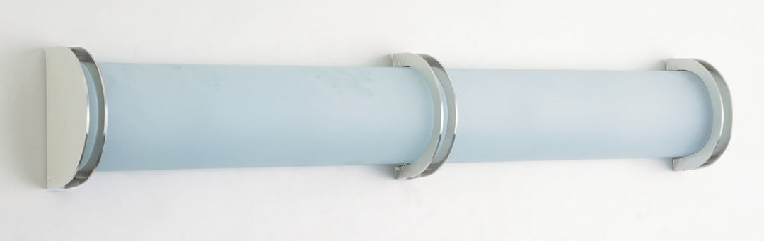 PLC Chevron 1003 SN Bath Vanity Light 36 in. wide - Satin Nickel