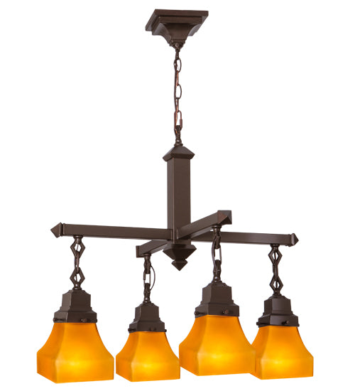 Meyda Tiffany Bungalow 50363 Chandelier Light - Antique