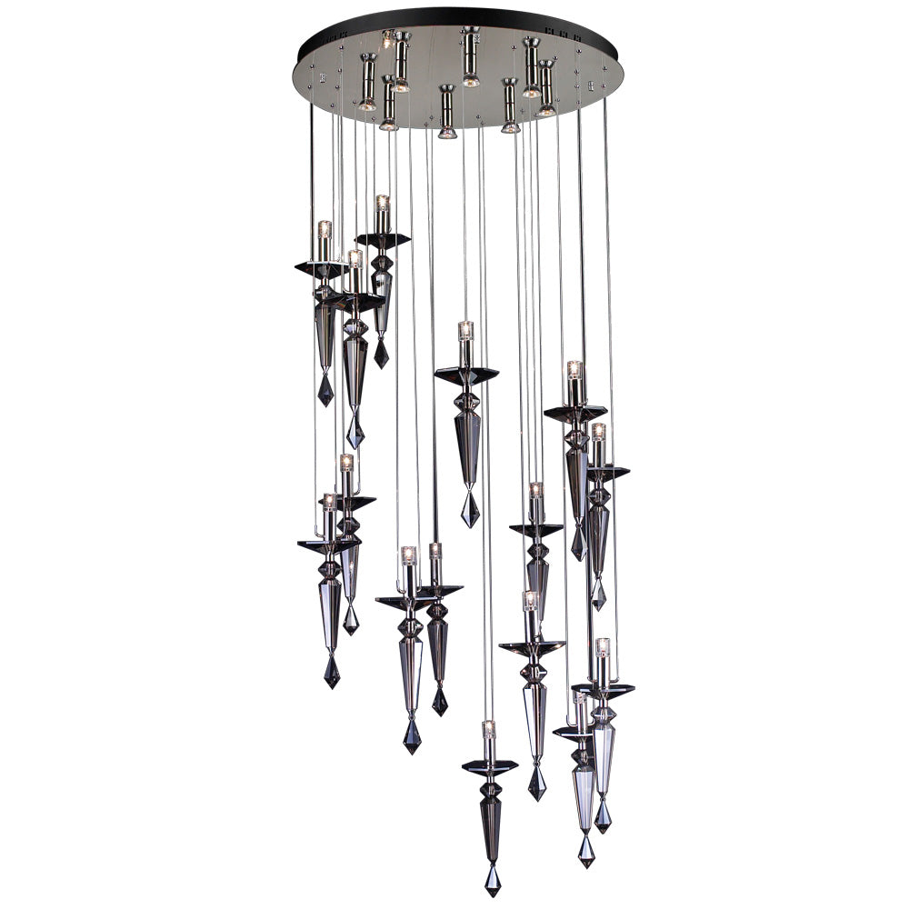 PLC Lamore 23669 PC Pendant Light - Polished Chrome