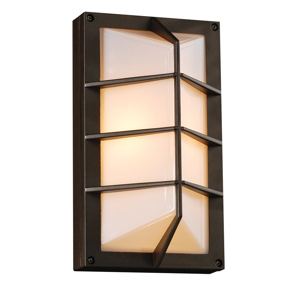 Plc Lighting 2400 BZ Expo One Light Outdoor Fixture Outdoor Bronze / Dark