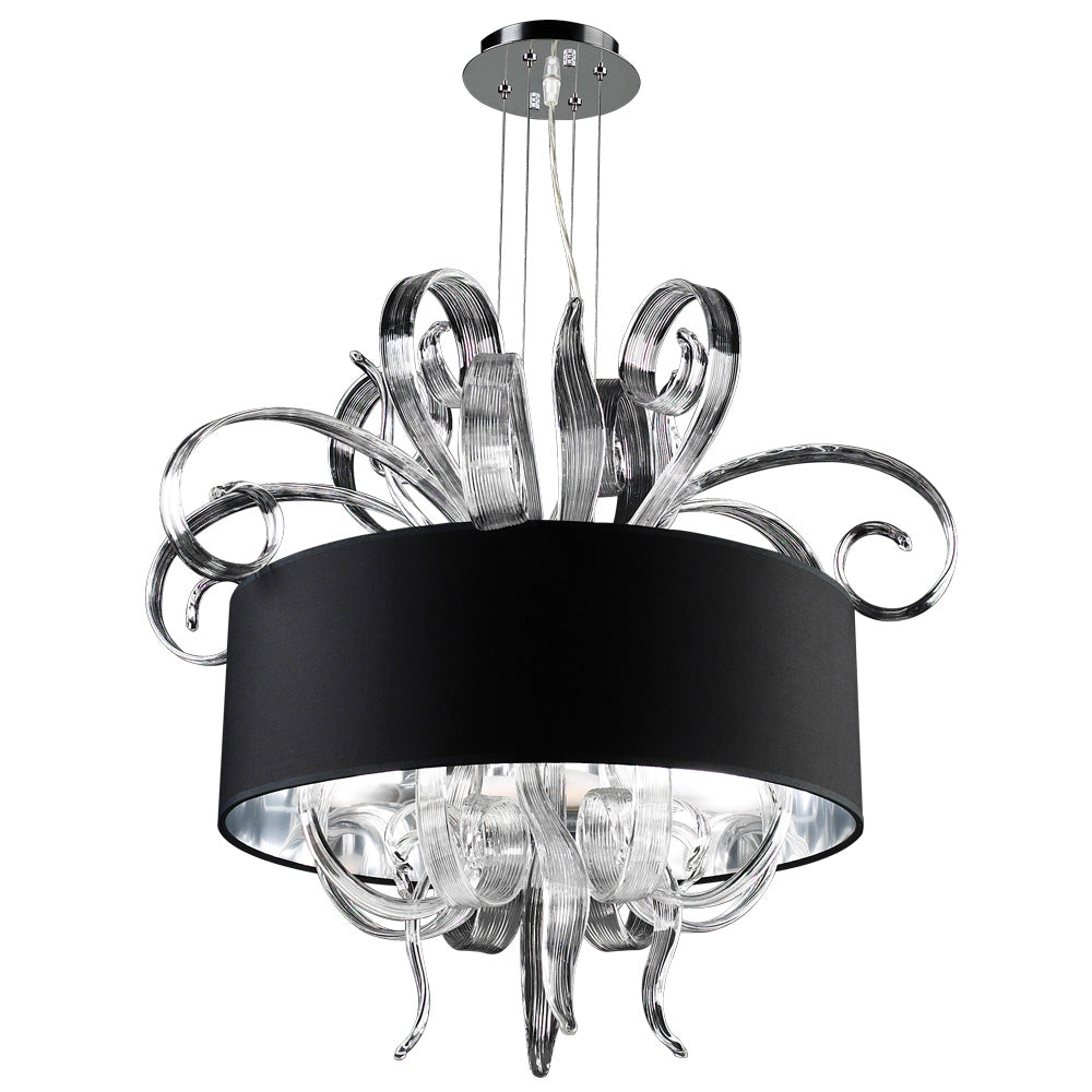 PLC Valeriano 34147 PC Chandelier Light - Polished Chrome