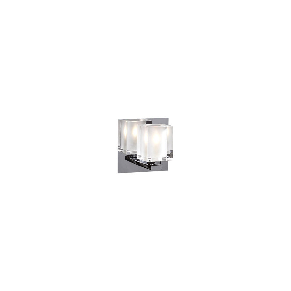 PLC Glacier 3481 PC Wall Light - Polished Chrome