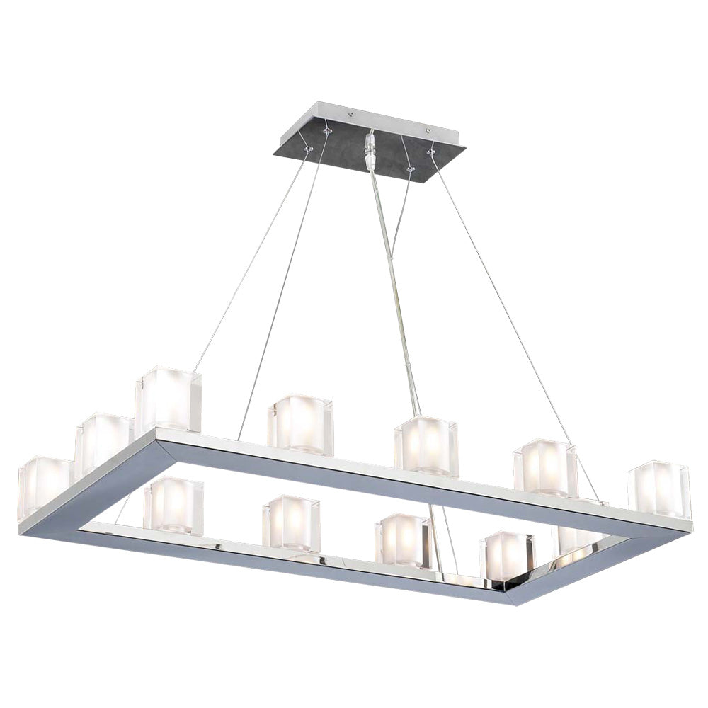 PLC Glacier 3488 PC Pendant Light - Polished Chrome