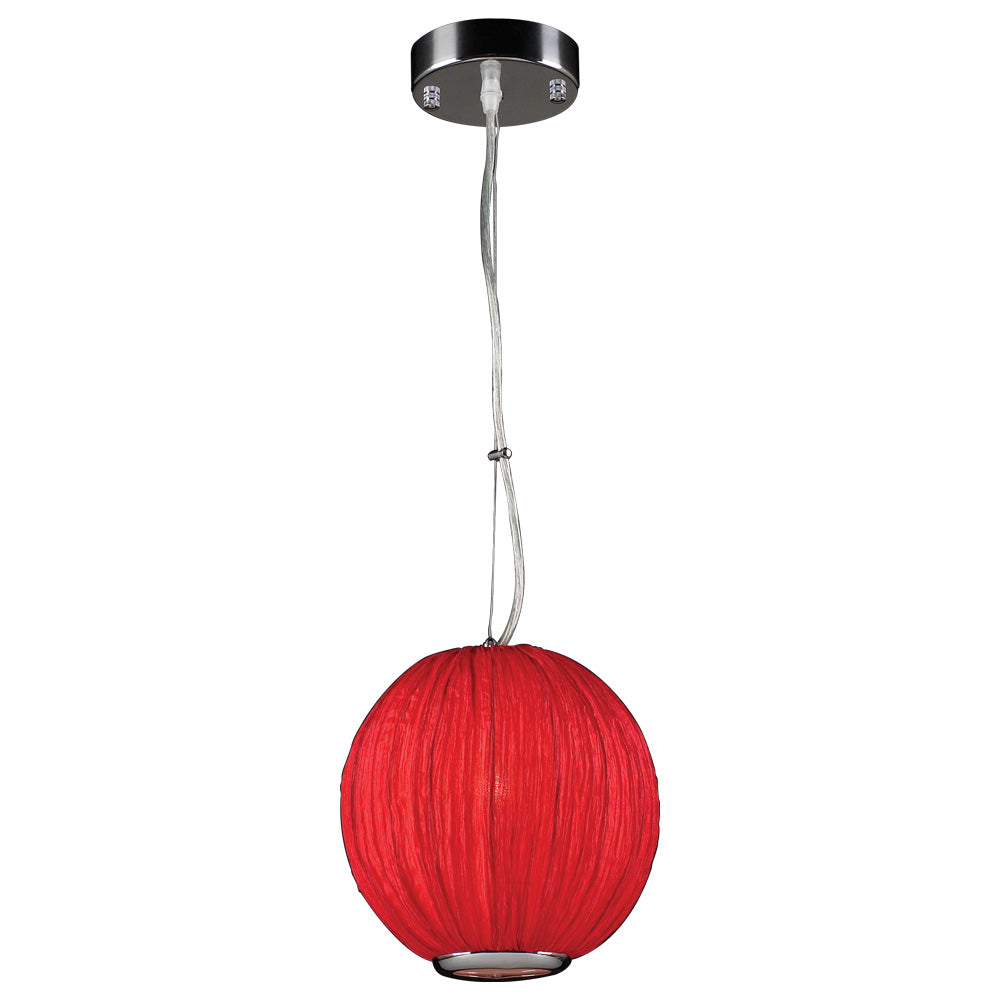 PLC Sidney 73001 RED Pendant Light - Red