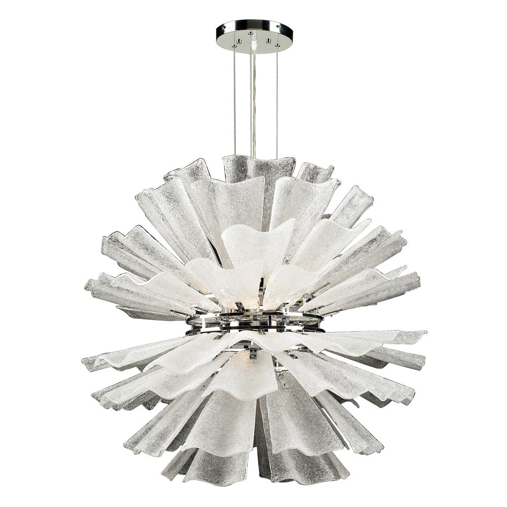 PLC Enigma 82336 PC Chandelier Light - Polished Chrome