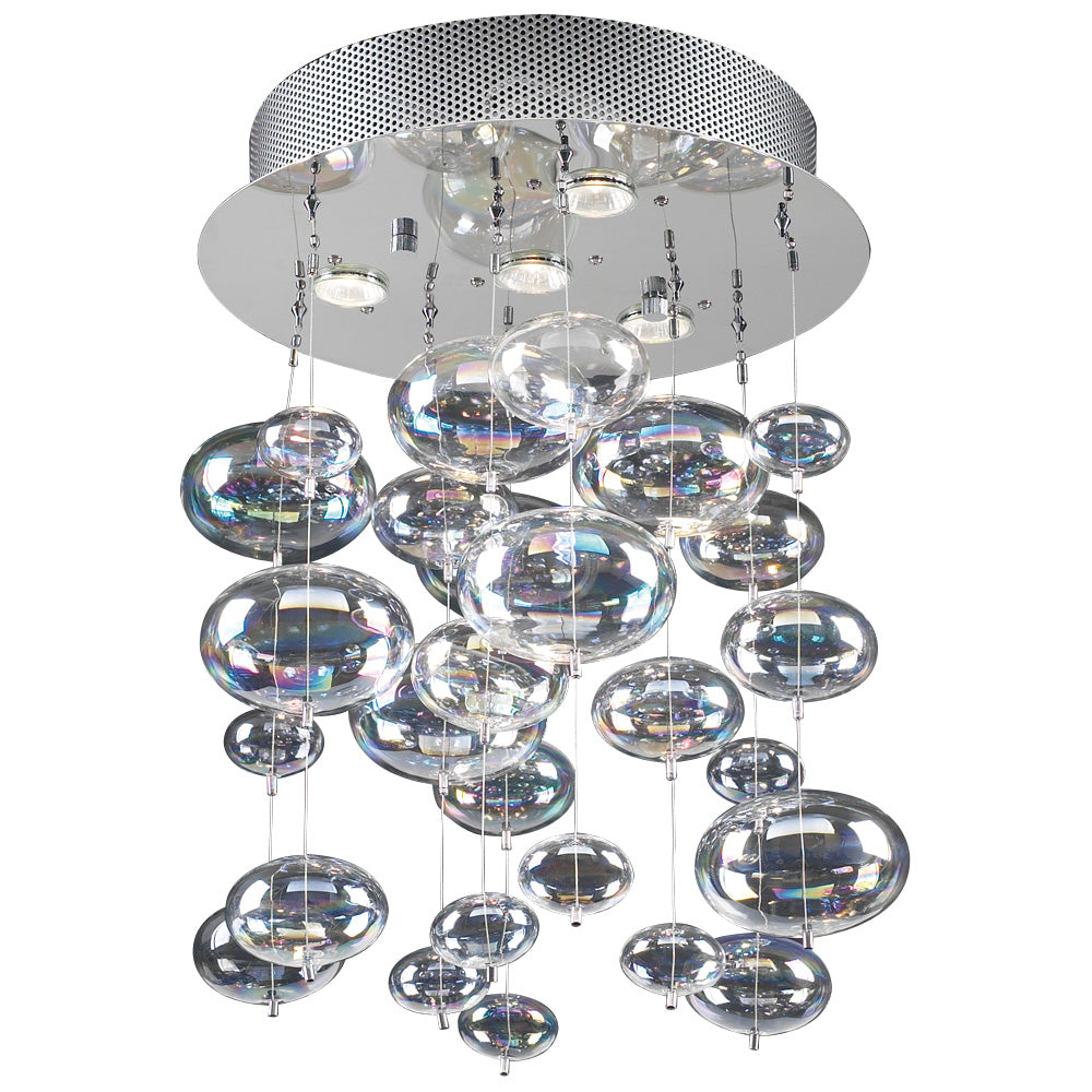 PLC Bubble 96962 PC Pendant Light - Polished Chrome