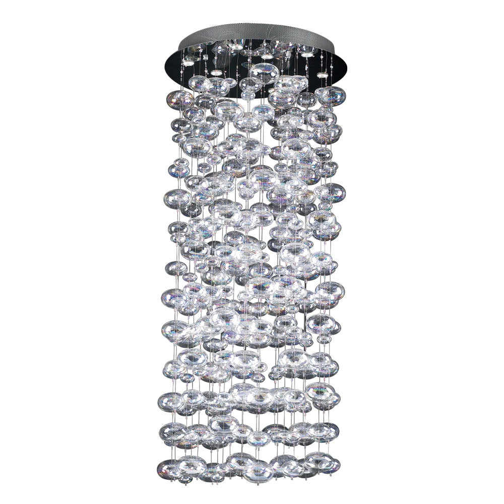 PLC Bubble 96966 PC Chandelier Light - Polished Chrome