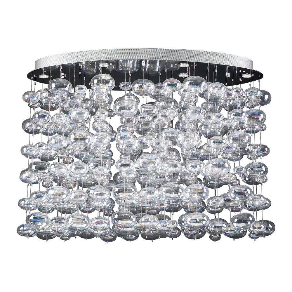 PLC Bubble 96967 PC Chandelier Light - Polished Chrome