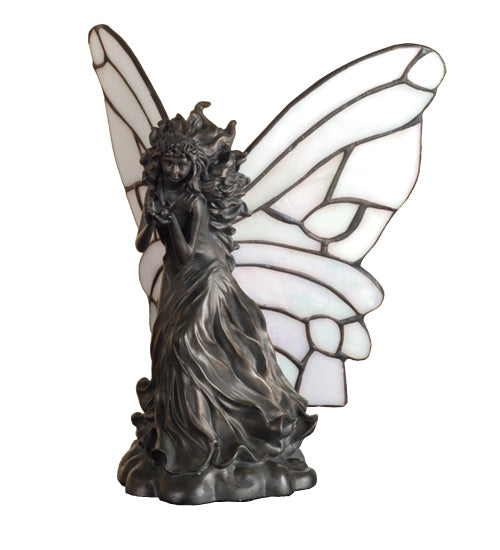 Meyda Tiffany Lighting 50428 Fairy Holding Ladybug One Light Accent Lamp Lamp Bronze / Dark