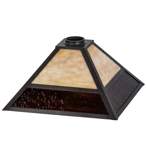 Meyda Tiffany Lighting 50436 Mission Shade Lamp Shade Bronze / Dark