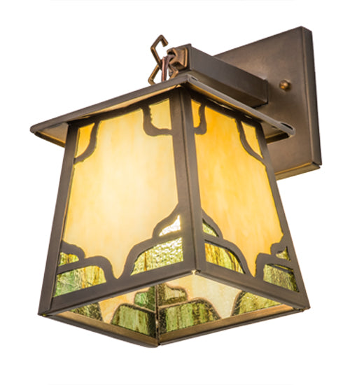 Meyda Tiffany Lighting 50525 Kirkpatrick One Light Wall Sconce Outdoor Copper/Antique/Verde