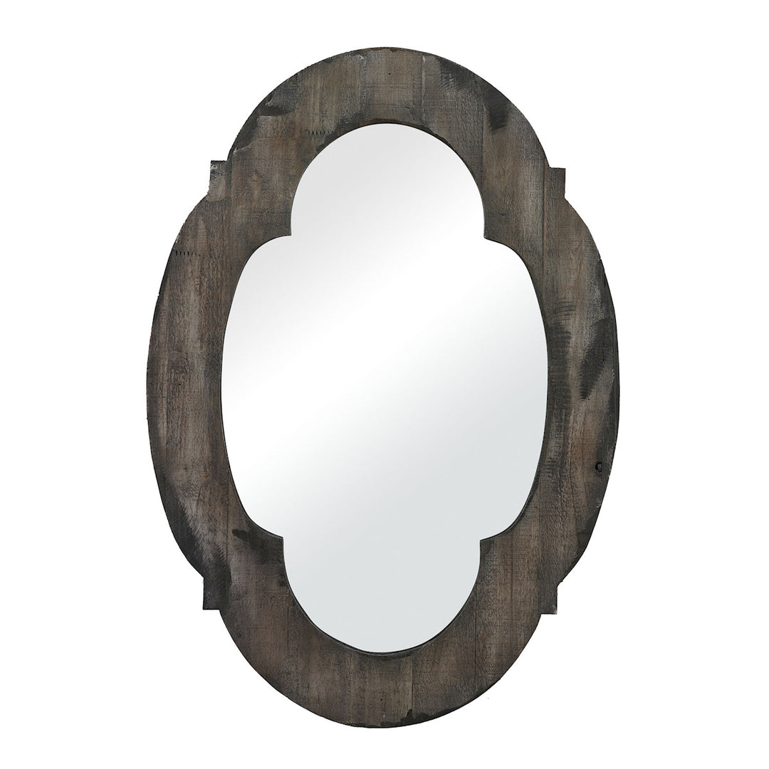Elk Lighting 26-8654  Wood Framed Mirror Aged Gray