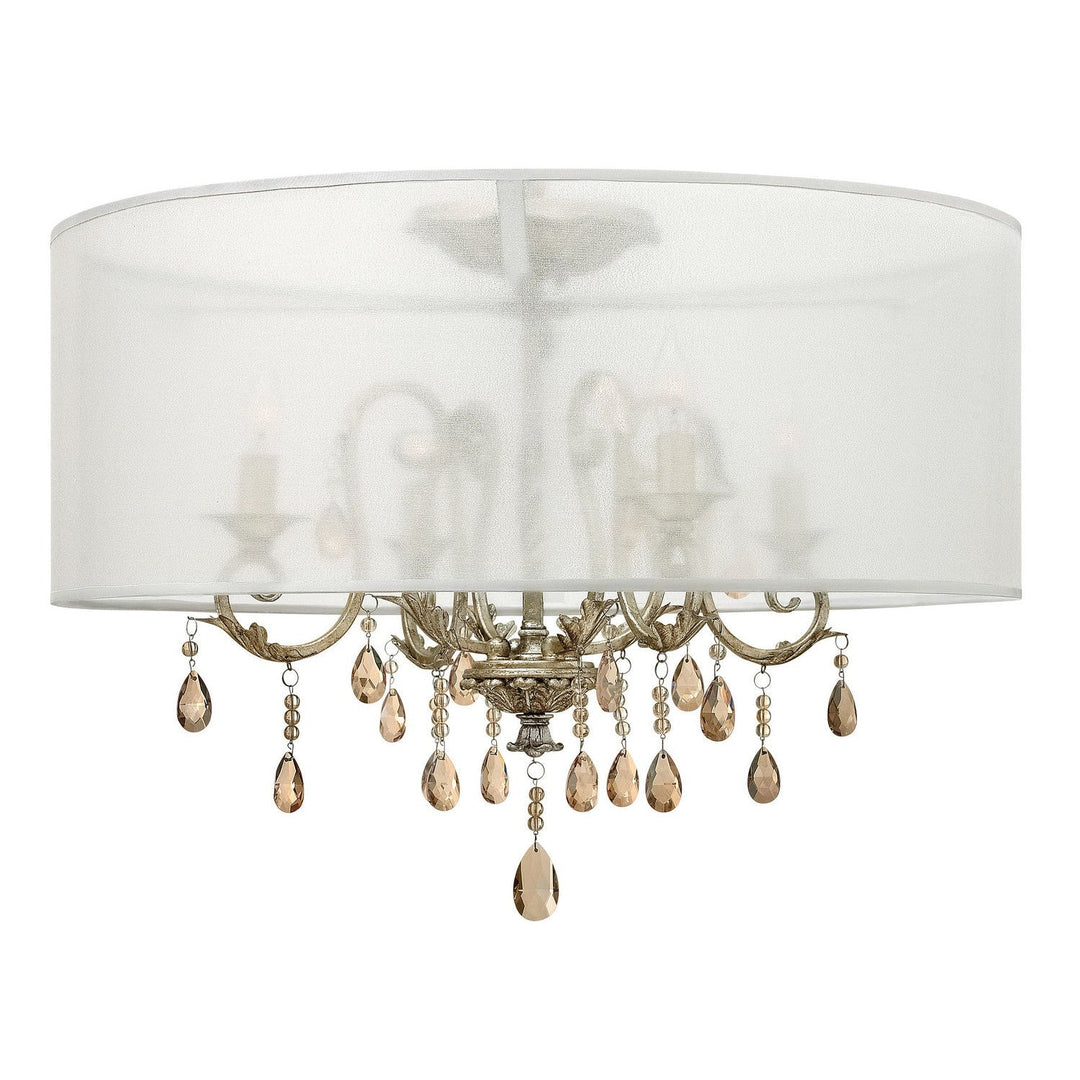 Hinkley Carlton 4771SL Chandelier Light - Silver Leaf