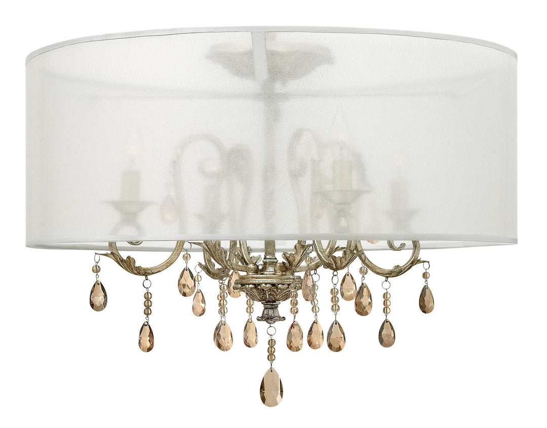 Hinkley Carlton 4771SL Chandelier Light - Silver Leaf