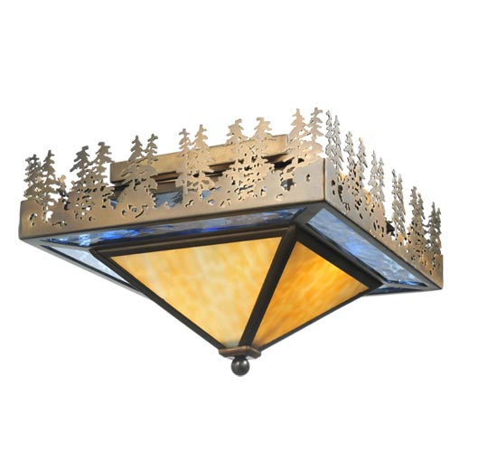 Meyda Tiffany Pine Lake 50591 Ceiling Light - Antique Copper