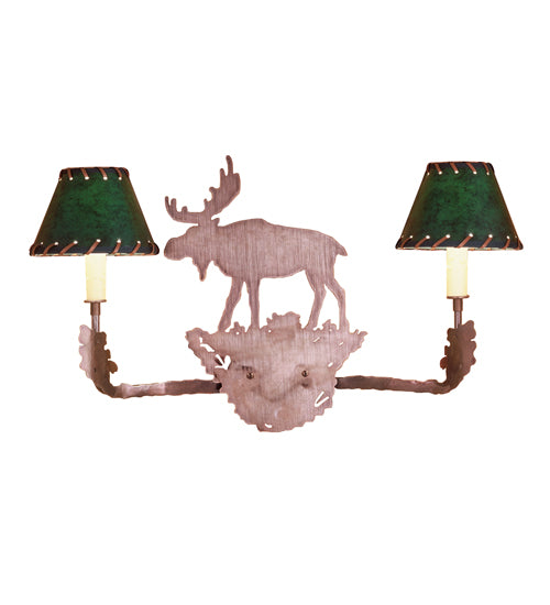 Meyda Tiffany Moose 50616 Wall Light - Antique Copper