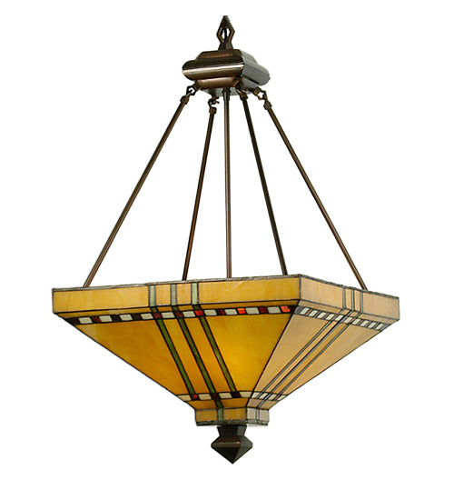 Meyda Tiffany Prairie Corn 50621 Pendant Light - Ha Burgundy Beige