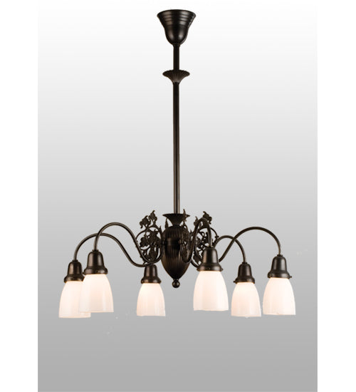 Meyda Tiffany Binghamton 50655 Chandelier Light - Craftsman Brown