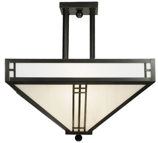 Meyda Tiffany Prairie Loft 50661 Ceiling Light - Craftsman Brown