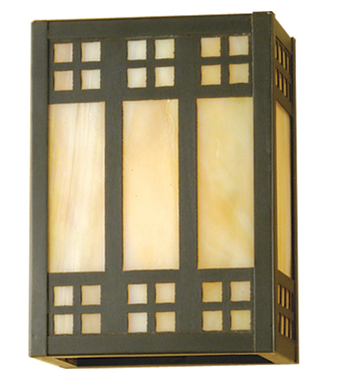 Meyda Tiffany Prairie Loft 50663 Wall Light - Craftsman Brown