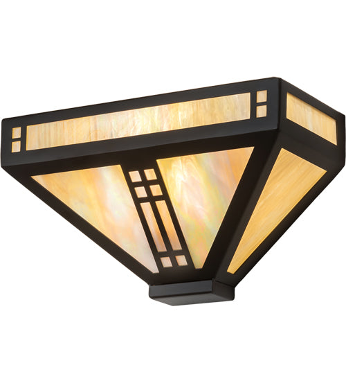 Meyda Tiffany Prairie Loft 50664 Wall Light - Craftsman Brown