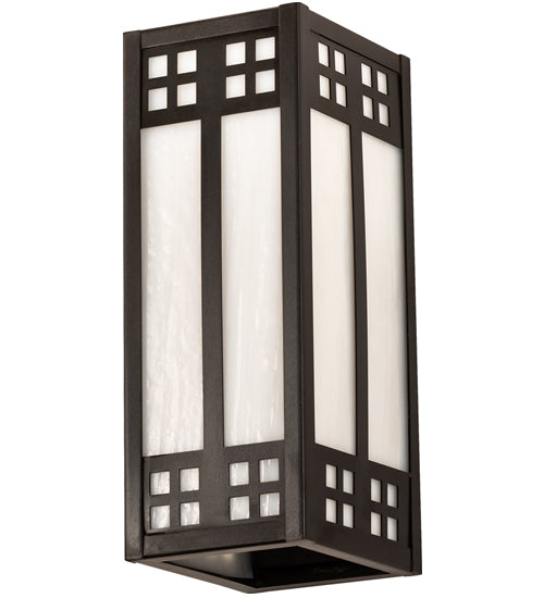 Meyda Tiffany Prairie Loft 50665 Wall Light - Craftsman Brown