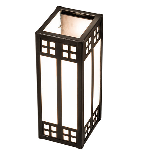 Meyda Tiffany Prairie Loft 50665 Wall Light - Craftsman Brown