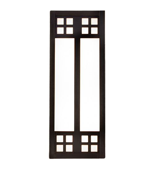 Meyda Tiffany Prairie Loft 50665 Wall Light - Craftsman Brown