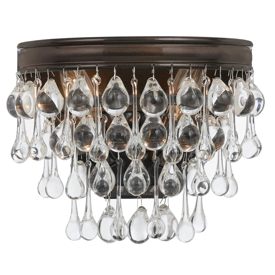 Crystorama Calypso 132-VZ Wall Light - Vibrant Bronze