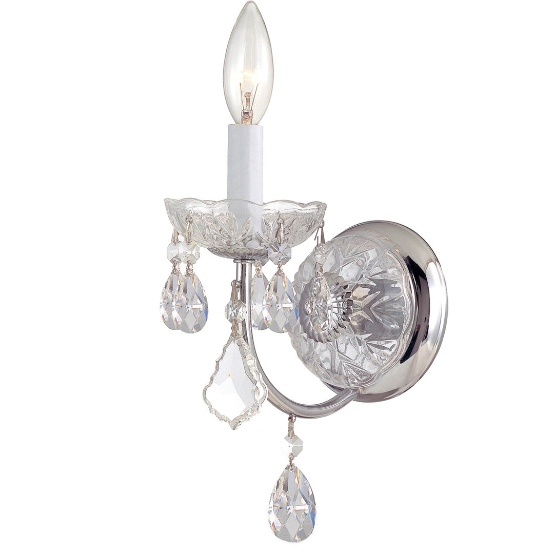 Crystorama Imperial 3221-CH-CL-S Wall Light - Polished Chrome