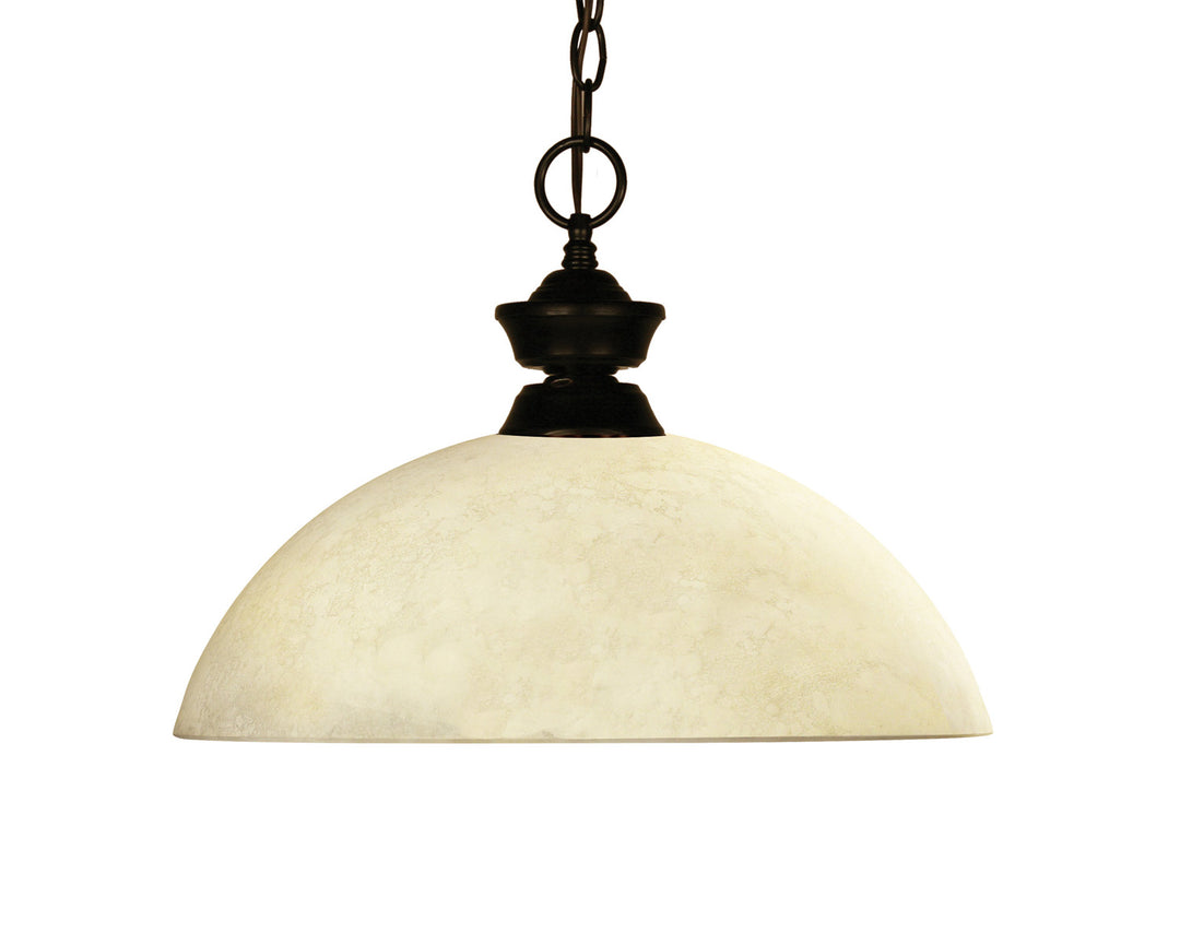 Z-Lite Challenger/Riviera Bronze 100701BRZ-DGM14 Pendant Light - Bronze