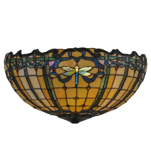 Meyda Tiffany Lighting 50700 Tiffany Dragonfly Shade Lamp Shade Bronze / Dark