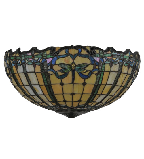 Meyda Tiffany Lighting 50700 Tiffany Dragonfly Shade Lamp Shade Bronze / Dark