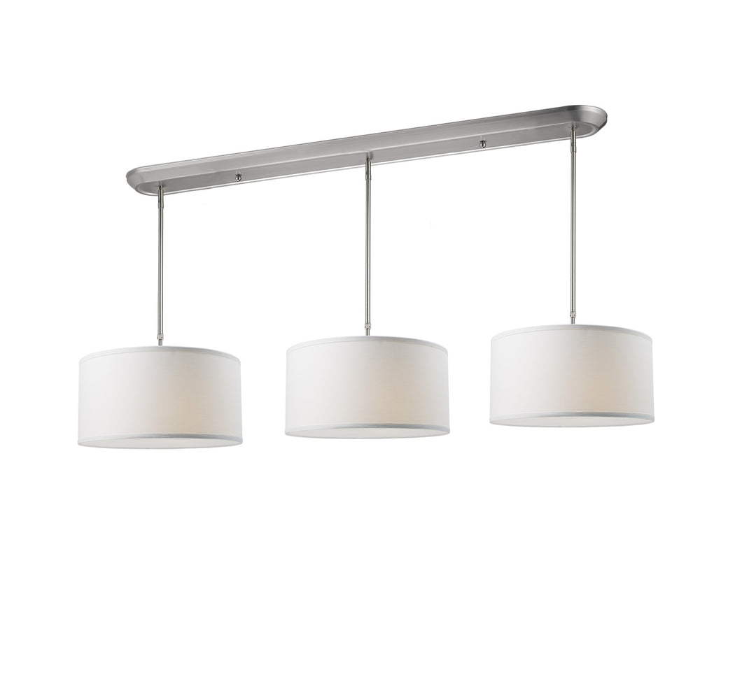 Z-Lite Albion 171-16-3W Pendant Light - Brushed Nickel