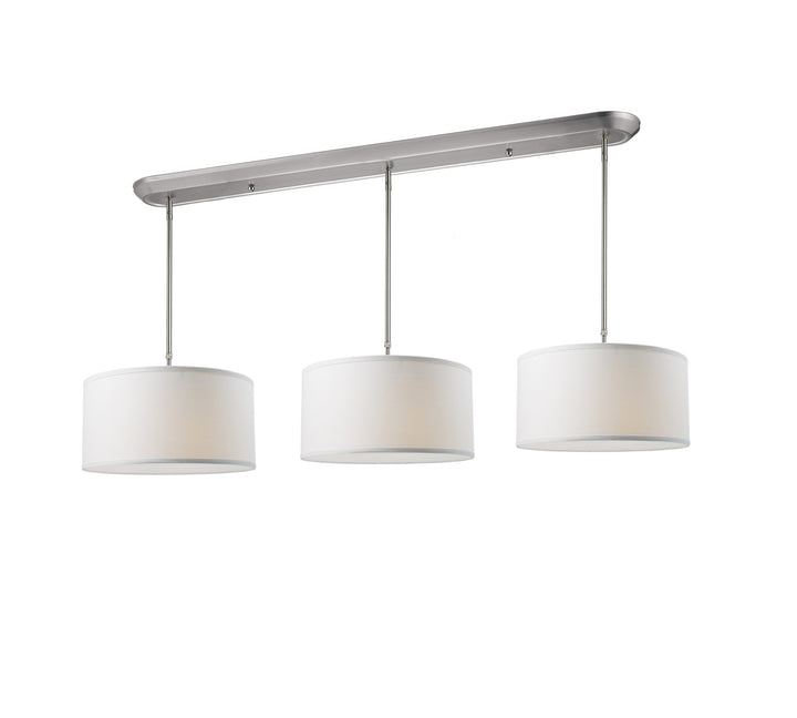 Z-Lite Albion 171-16-3W Pendant Light - Brushed Nickel