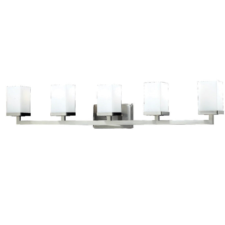 Z-Lite Tidal 1900-5V Bath Vanity Light 40 in. wide - Brushed Nickel
