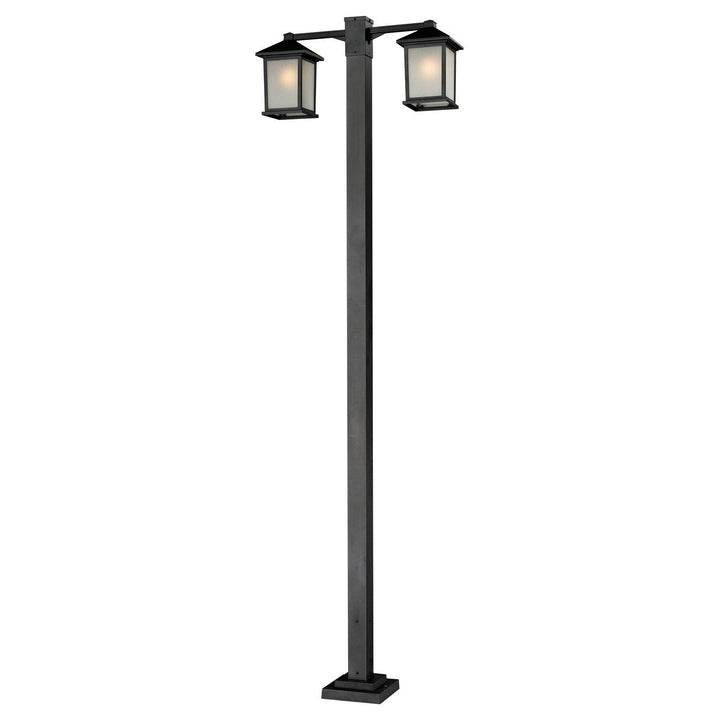 Z-Lite Lighting 507-2-536P-BK Modern Holbrook Outdoor Black