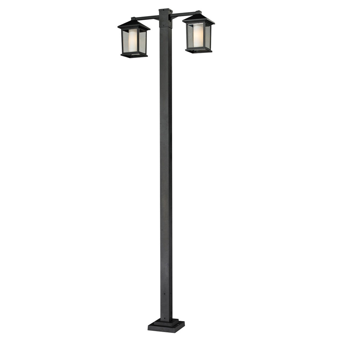 Z-Lite Lighting 523-2-536P-BK  Mesa Outdoor Black