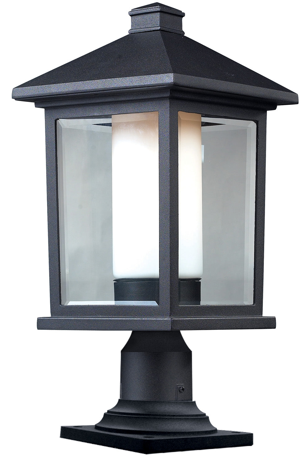 Z-Lite Lighting 523PHB-533PM-BK Modern Mesa Outdoor Black