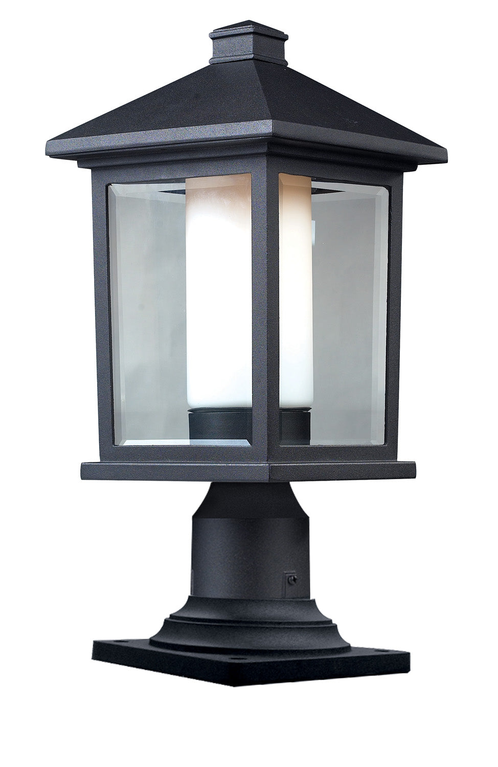 Z-Lite Lighting 523PHM-533PM-BK Modern Mesa Outdoor Black