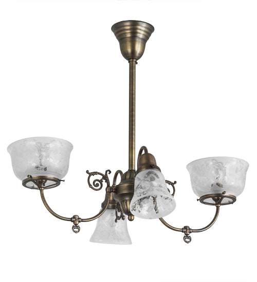 Meyda Tiffany Revival 50756 Chandelier Light - Antique Brass