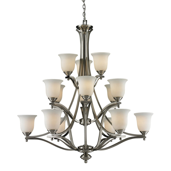 Z-Lite Lagoon 704-15-BN Chandelier Light - Brushed Nickel